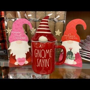 Rae Dunn Christmas GNOME SAYIN Mug